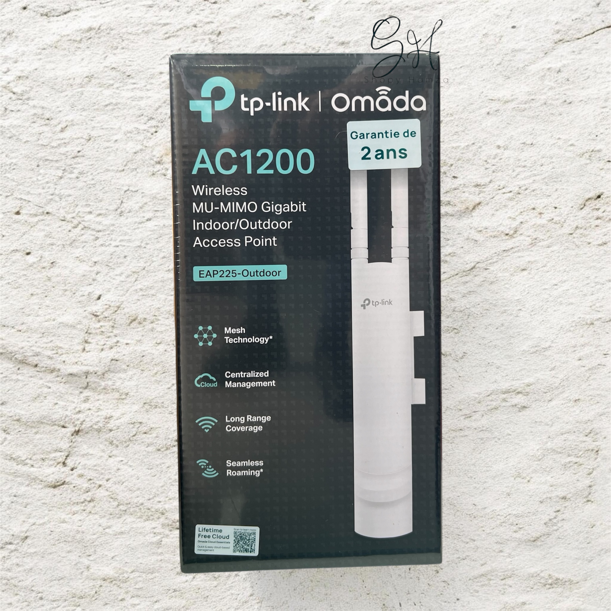 TPLink Omada EAP225-Outdoor | Point d'accès Wi-Fi AC1200 MU-MIMO Gigabit